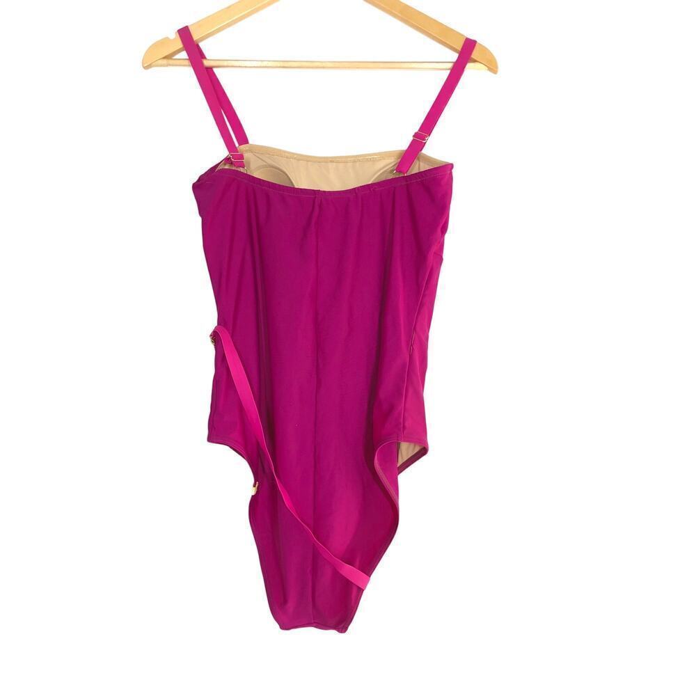 Summersalt Fused Oasis One Piece Swimsuit Fuchsia Pink Size 8 NWOT - Picture 4 of 9
